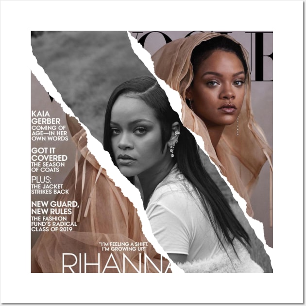 RIHANNA COLLAGE ART Wall Art by nurkaymazdesing